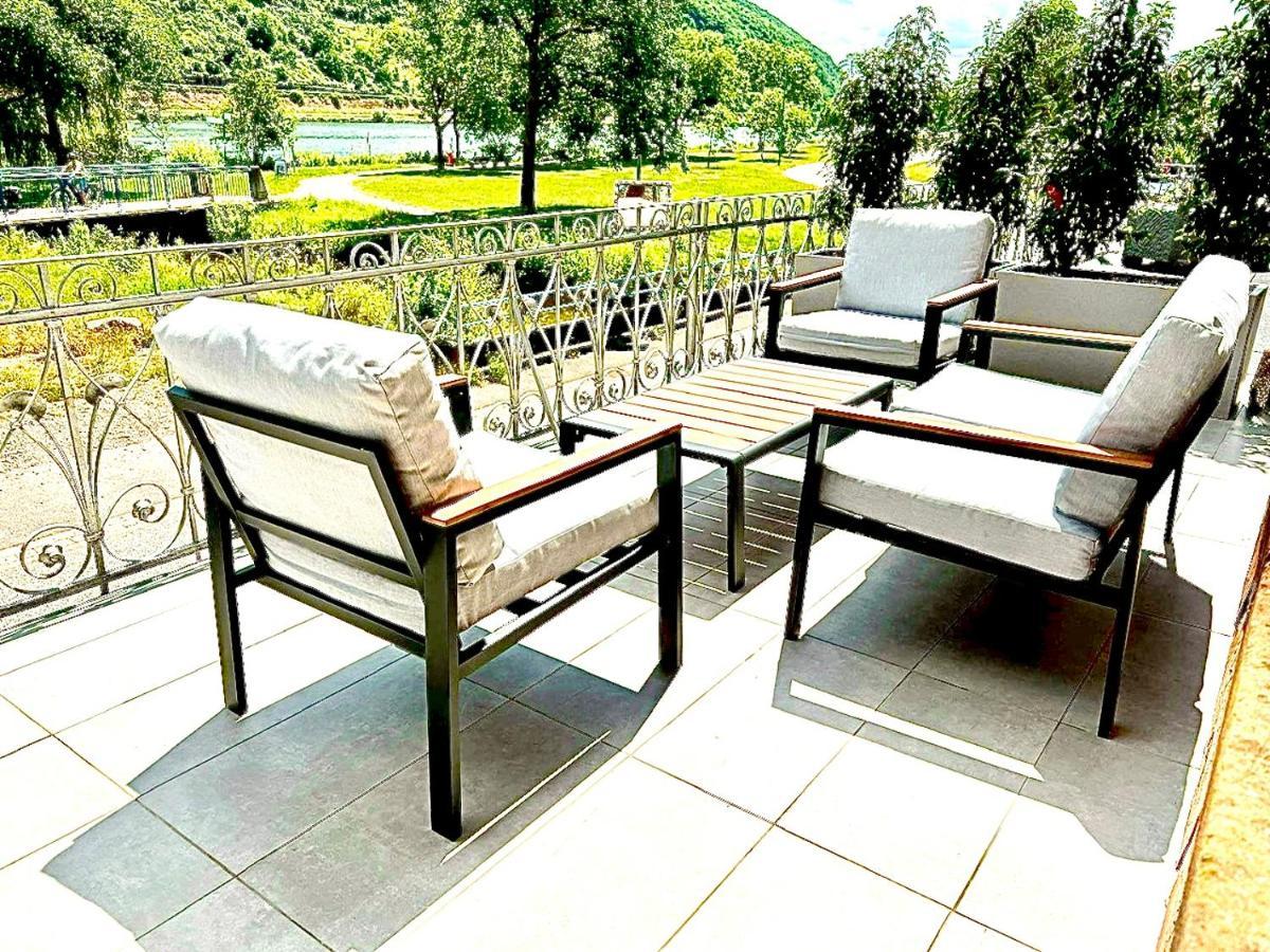 Direct Moselle View 200M² 4 Sz 10Pers Terrace Apartment Sankt Aldegund Luaran gambar