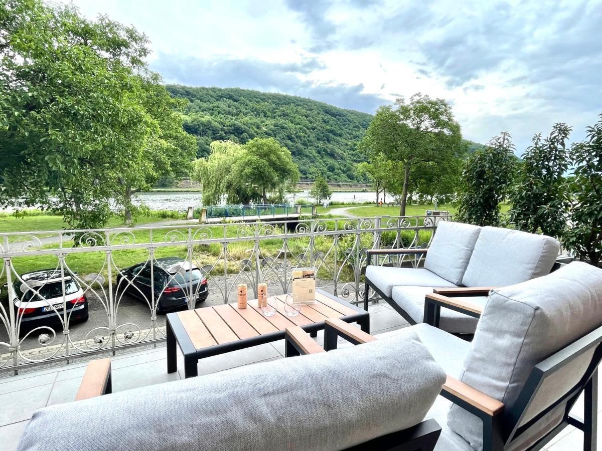 Direct Moselle View 200M² 4 Sz 10Pers Terrace Apartment Sankt Aldegund Luaran gambar