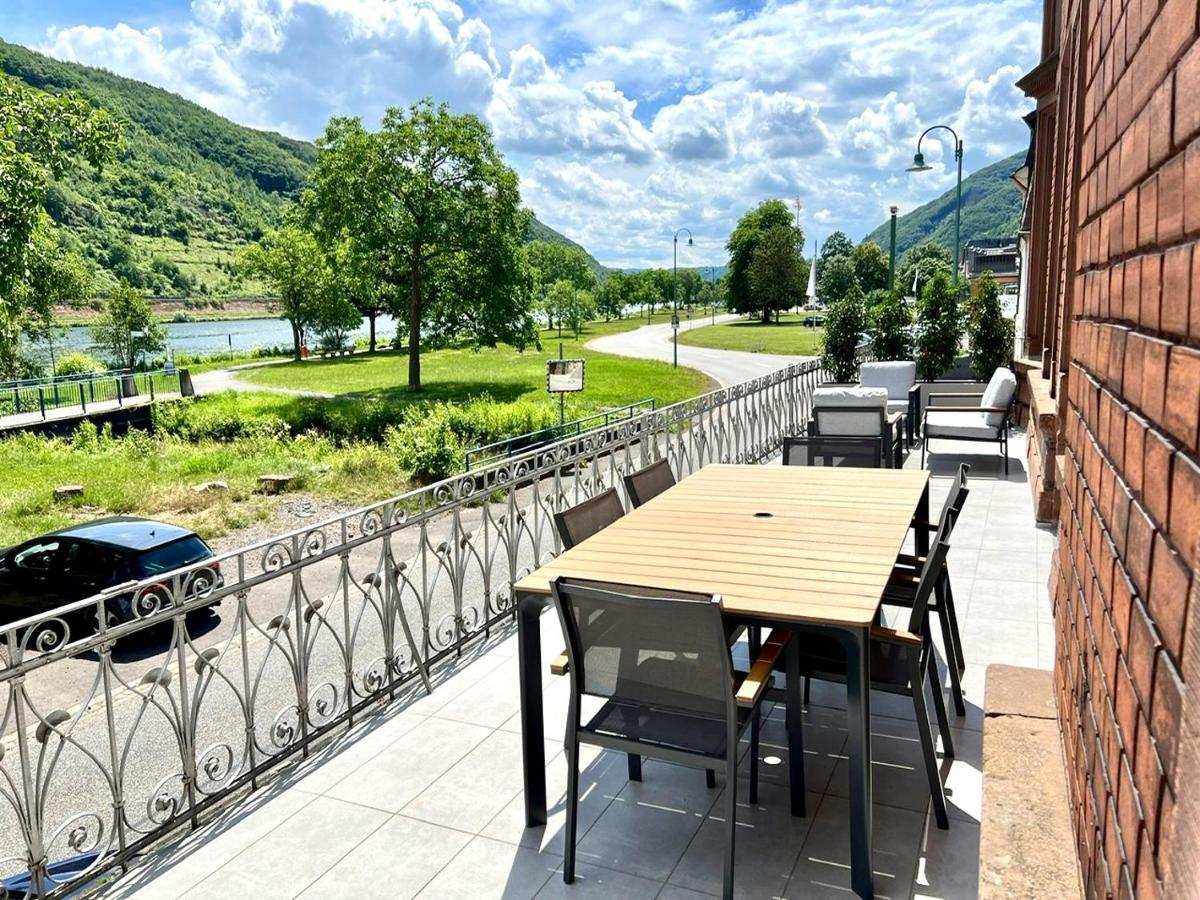 Direct Moselle View 200M² 4 Sz 10Pers Terrace Apartment Sankt Aldegund Luaran gambar