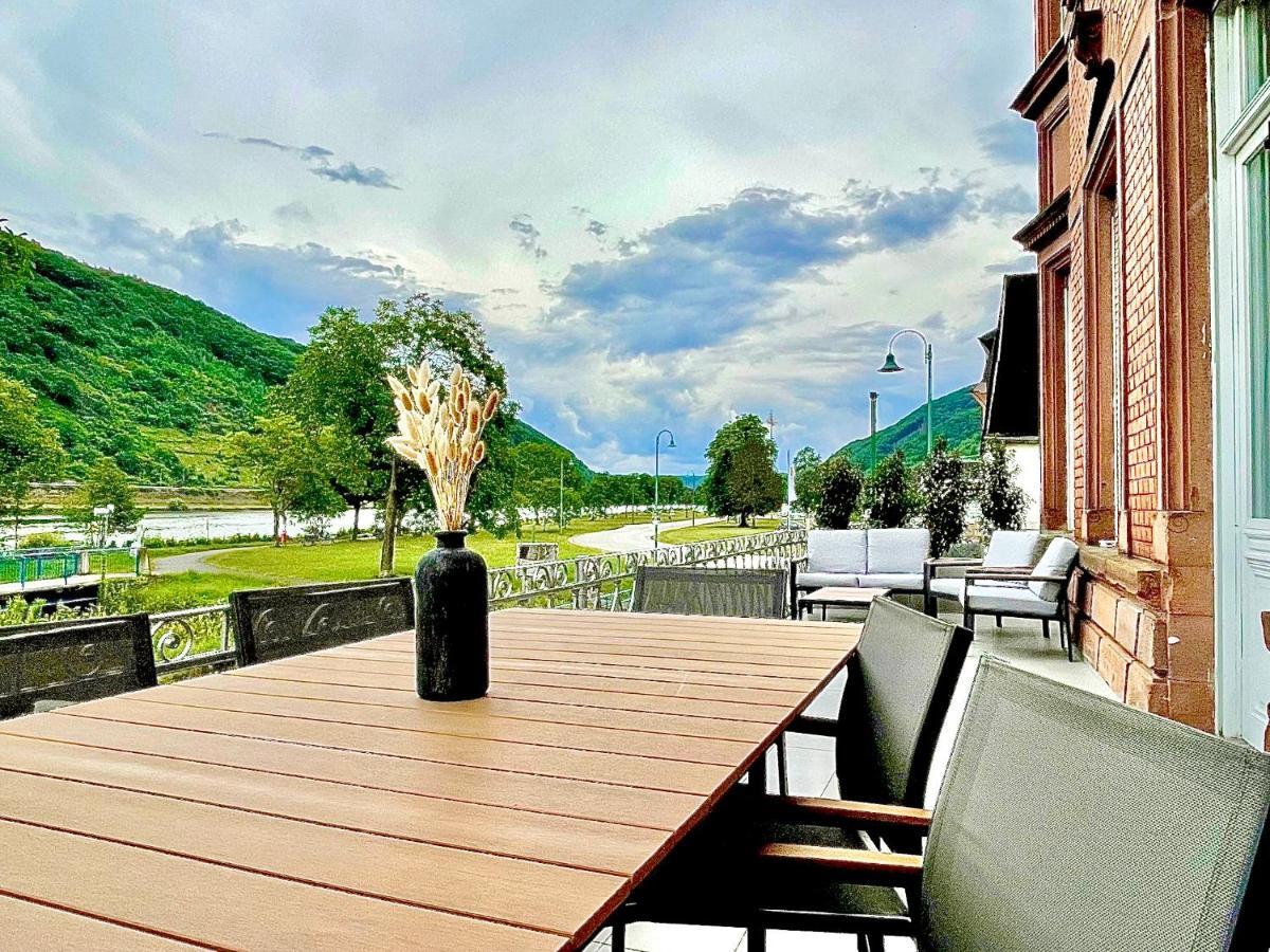 Direct Moselle View 200M² 4 Sz 10Pers Terrace Apartment Sankt Aldegund Luaran gambar